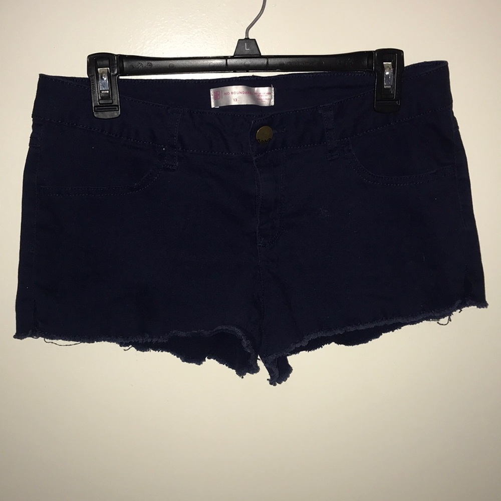 Blue shorts